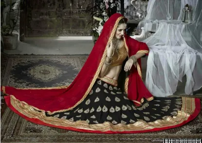 Picture of bollywood designer lehenga at low beach dress,ghagra ch