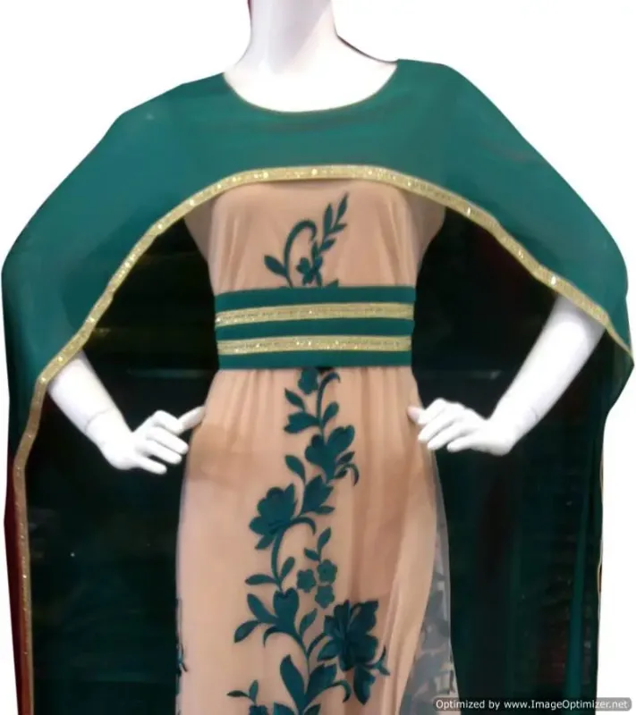 Picture of Radhe Designer Multicolor Georgette Kaftan Dress for Women - F1533