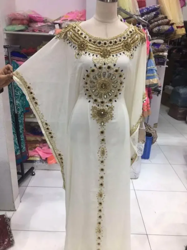 Picture of Radhe Designer Multicolor Georgette Kaftan Dress for Women - F1736