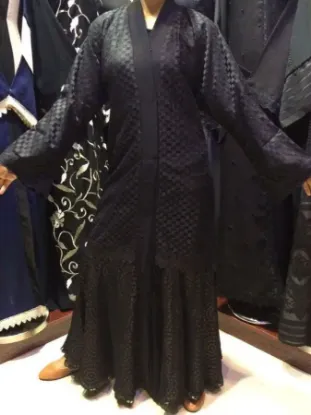 Picture of modest maxi gown royal fancy dubai kaftan abaya jalabiy