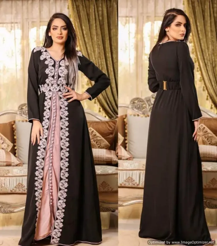 Picture of Radhe Designer Multicolor Georgette Kaftan Dress for Women - F2013