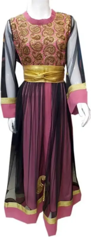 Picture of Radhe Designer Multicolor Georgette Kaftan Dress for Women - F10126
