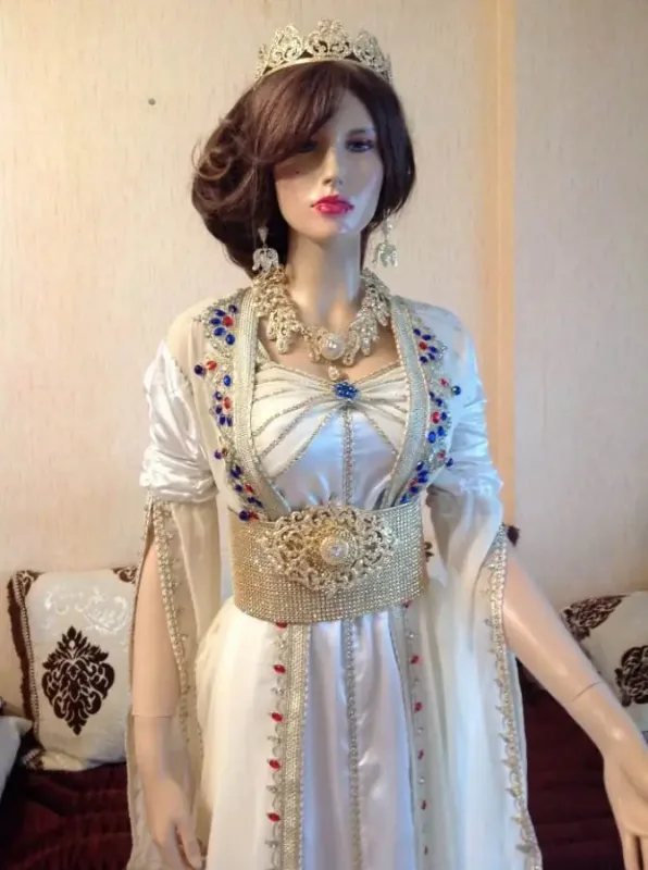 Picture of Radhe Designer Multicolor Georgette Kaftan Dress for Women - F10467