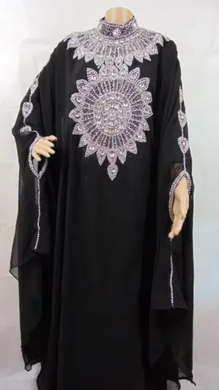 Picture of Radhe Designer Multicolor Georgette Kaftan Dress for Women - F10599