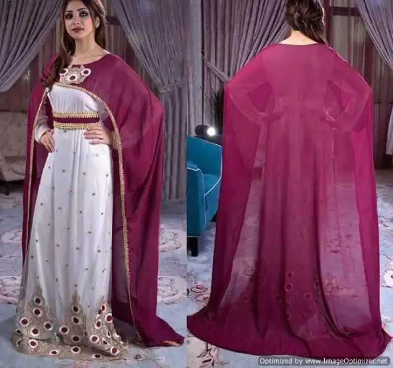Picture of Radhe Designer Multicolor Georgette Kaftan Dress for Women - F1600
