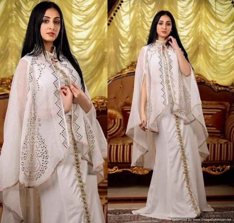Picture of Radhe Designer Multicolor Georgette Kaftan Dress for Women - F1907
