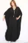 Picture of Yellow Georgette Kaftan Dress for Women - Look 10146