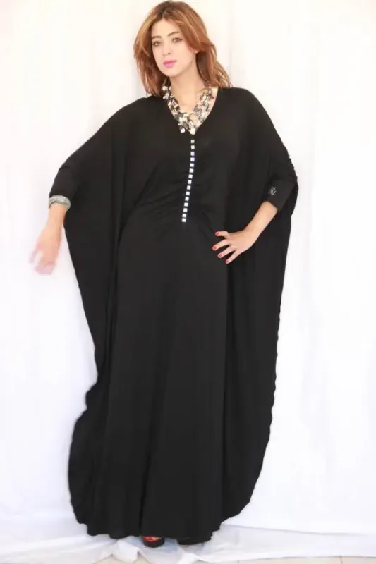 Picture of Radhe Designer Yellow Georgette Kaftan Dress for Women - F10352