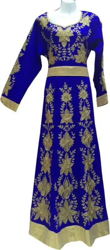Picture of Radhe Designer Pink Cotton Kaftan Dress for Women - F1544