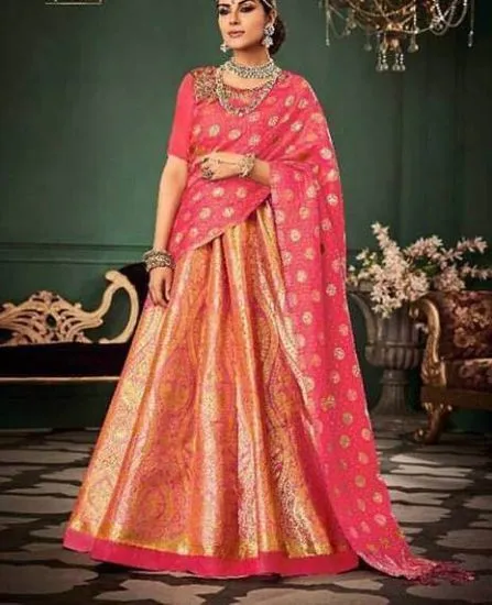 Picture of 3d bridal lehenga design,how to wear a lehenga saree s,