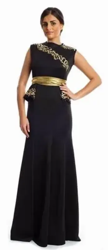 Picture of Radhe Designer Multicolor Georgette Kaftan Dress for Women - F10715