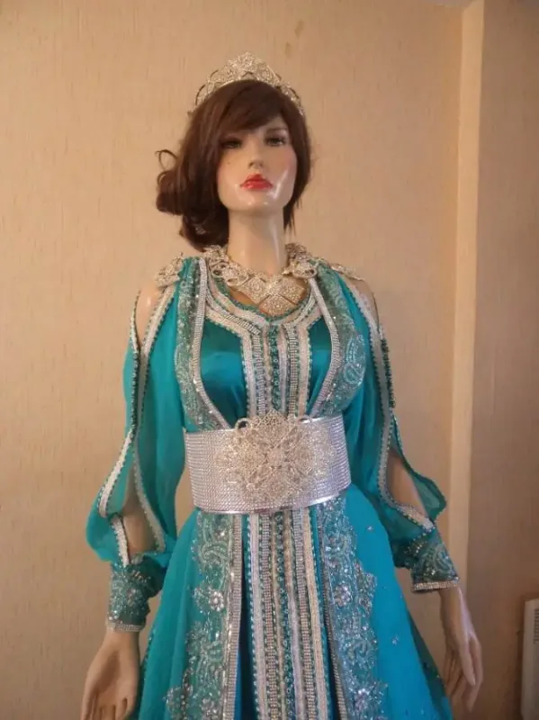 Picture of Radhe Designer Multicolor Georgette Kaftan Dress for Women - F10279