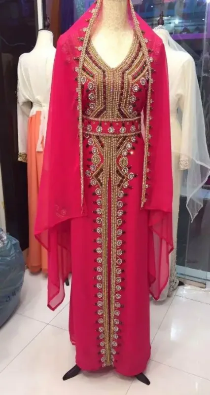 Picture of Radhe Designer Multicolor Georgette Kaftan Dress for Women - F1925