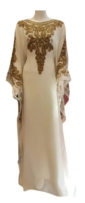 Picture of Radhe Designer Multicolor Georgette Kaftan Dress for Women - F10006