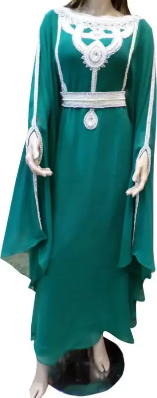Picture of Radhe Designer Multicolor Georgette Kaftan Dress for Women - F2044