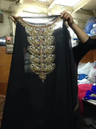 Picture of most admirable maghribi caftan with unique design ,abay