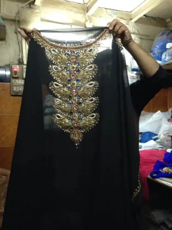 Picture of Radhe Designer Multicolor Georgette Kaftan Dress for Women - F10387
