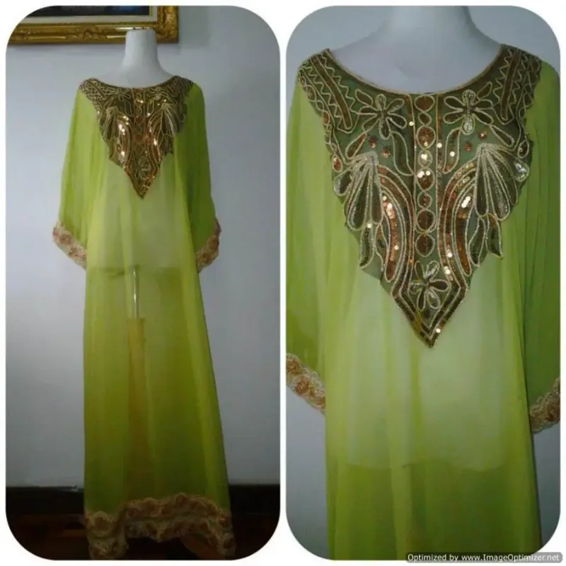 Picture of Radhe Designer Multicolor Georgette Kaftan Dress for Women - F10346