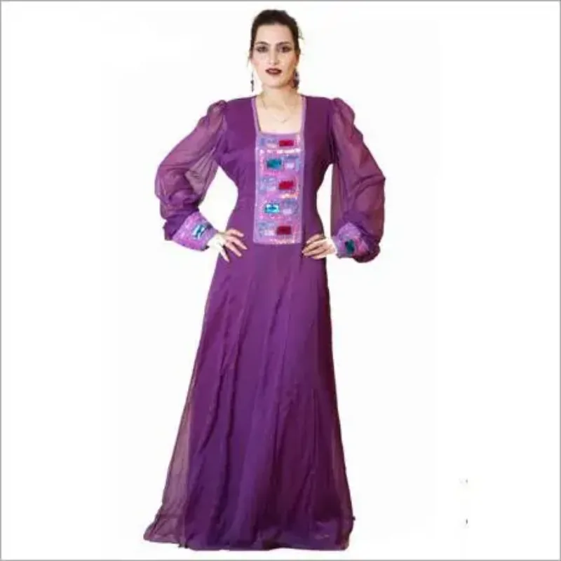 Picture of Radhe Designer Multicolor Georgette Kaftan Dress for Women - F10363