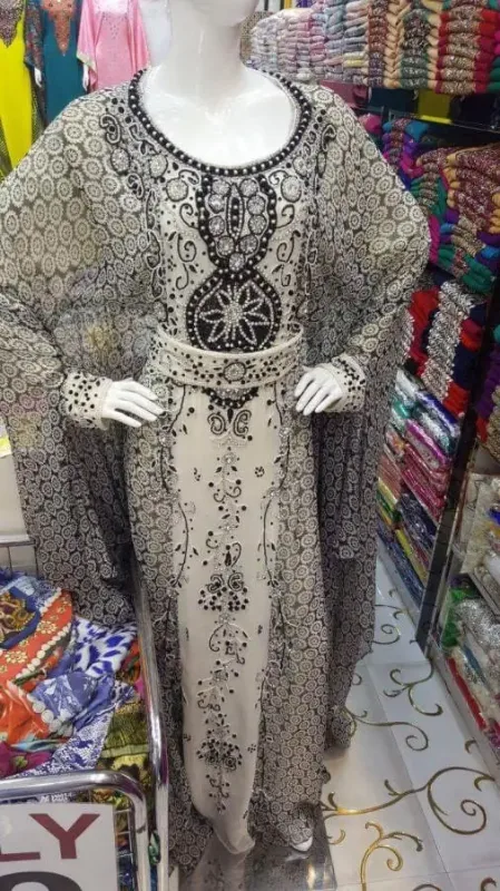 Picture of Radhe Designer Multicolor Georgette Kaftan Dress for Women - F1976