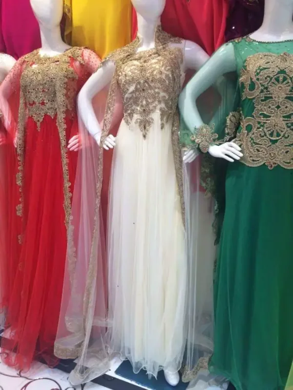 Picture of Radhe Designer Multicolor Georgette Kaftan Dress for Women - F10465