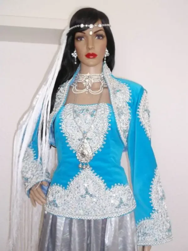 Picture of Multi Color Georgette Kaftan Dress for Women - Look 10225