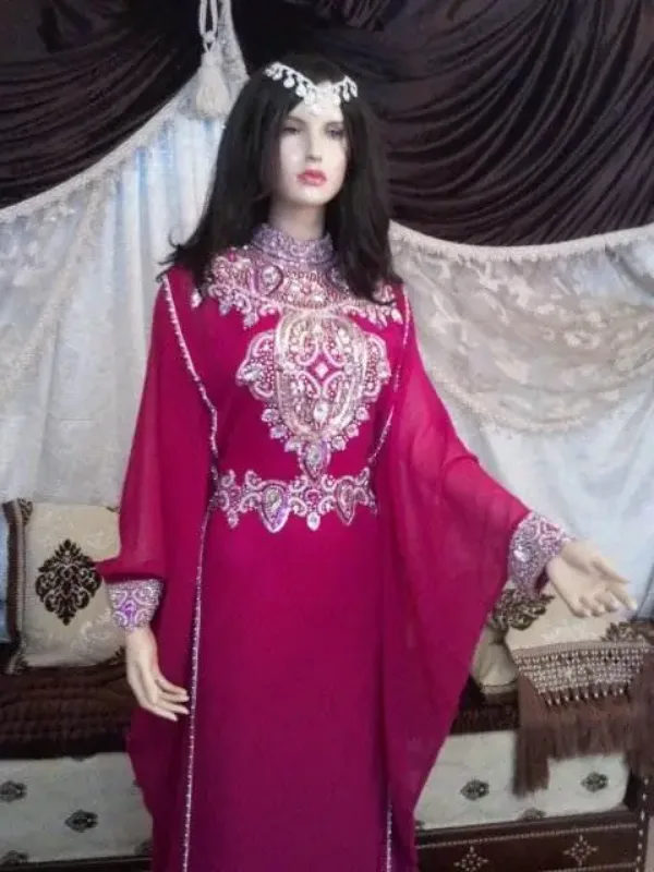 Picture of Radhe Designer Blue Georgette Kaftan Dress for Women - F9422