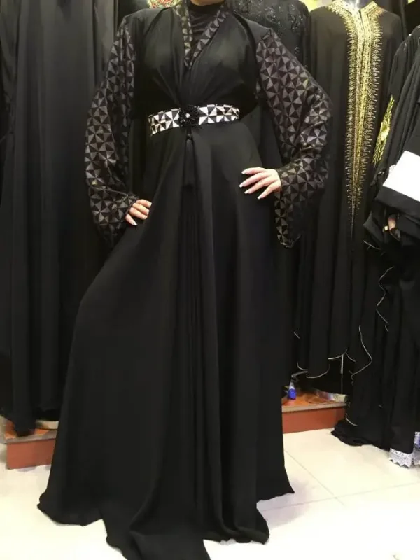 Picture of Radhe Designer Multicolor Georgette Kaftan Dress for Women - F7866