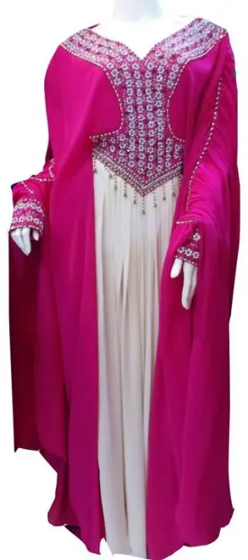 Picture of Radhe Designer Multicolor Georgette Kaftan Dress for Women - F9536