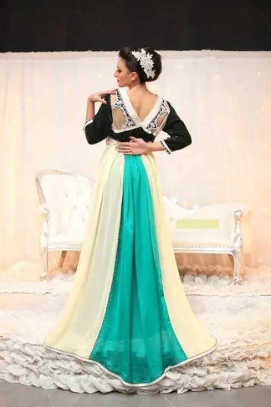 Picture of Radhe Designer Multicolor Georgette Kaftan Dress for Women - F6691