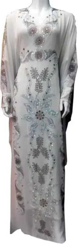 Picture of Radhe Designer Multicolor Georgette Kaftan Dress for Women - F9436