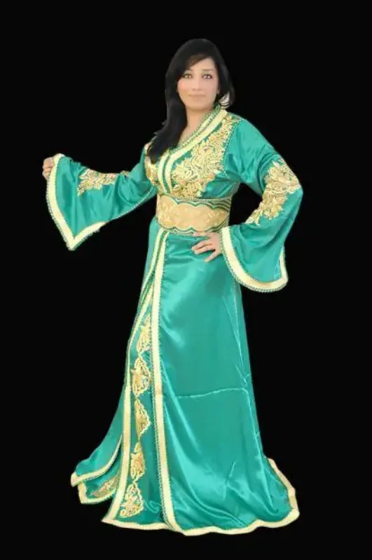 Picture of Radhe Designer Multicolor Georgette Kaftan Dress for Women - F8067