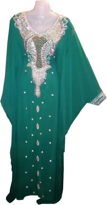 Picture of Radhe Designer Multicolor Georgette Kaftan Dress for Women - F8175