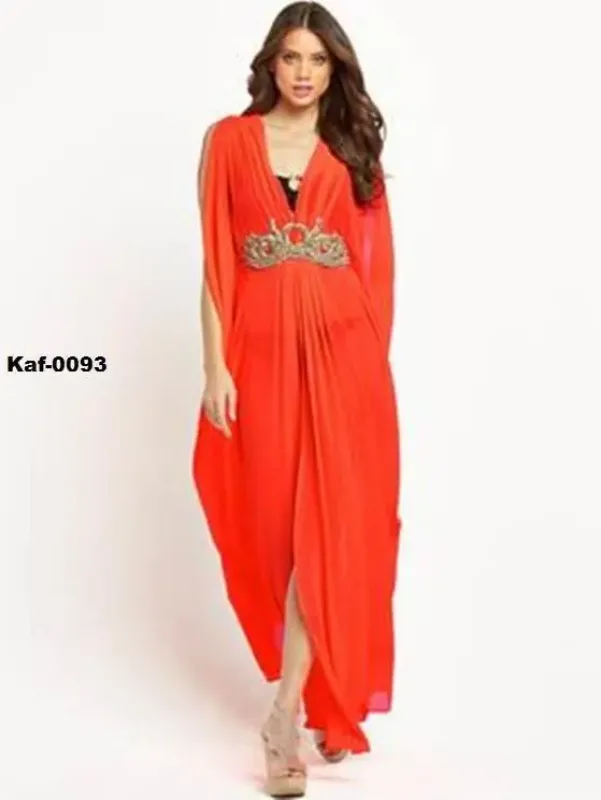 Picture of Radhe Designer Multicolor Georgette Kaftan Dress for Women - F10619