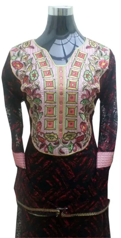 Picture of Radhe Designer Multicolor Georgette Kaftan Dress for Women - F4778