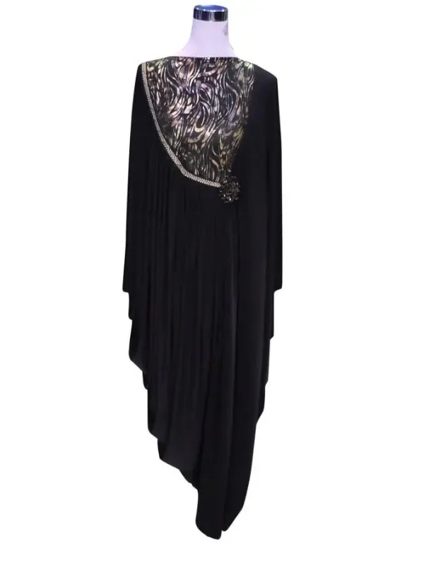 Picture of Radhe Designer Orange Georgette Kaftan Dress for Women - F3890