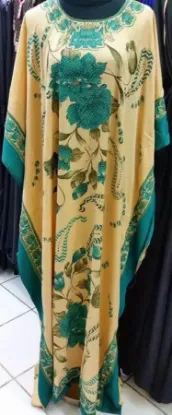 Picture of oriental modern dubai djellaba traditional kaftan brid,