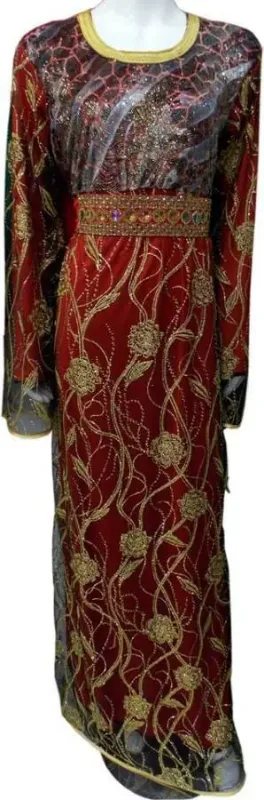 Picture of Radhe Designer Blue Georgette Kaftan Dress for Women - F10061
