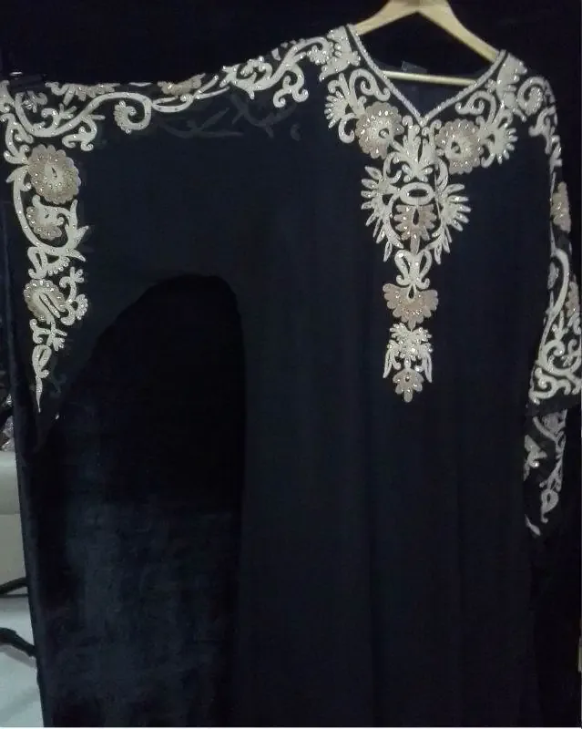 Picture of Multi Color Georgette Kaftan Dress for Women - Look 10364
