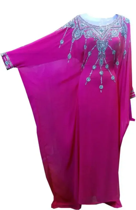 Picture of Radhe Designer Multicolor Georgette Kaftan Dress for Women - F8198