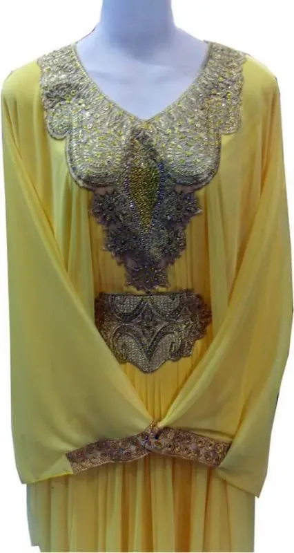 Picture of Radhe Designer Multicolor Georgette Kaftan Dress for Women - F8193