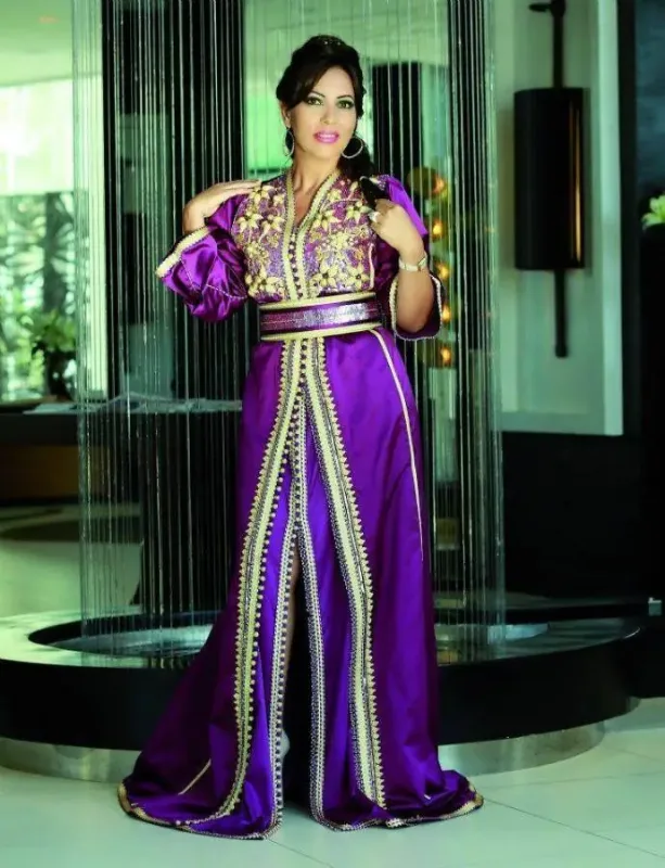 Picture of Radhe Designer Multicolor Georgette Kaftan Dress for Women - F10319
