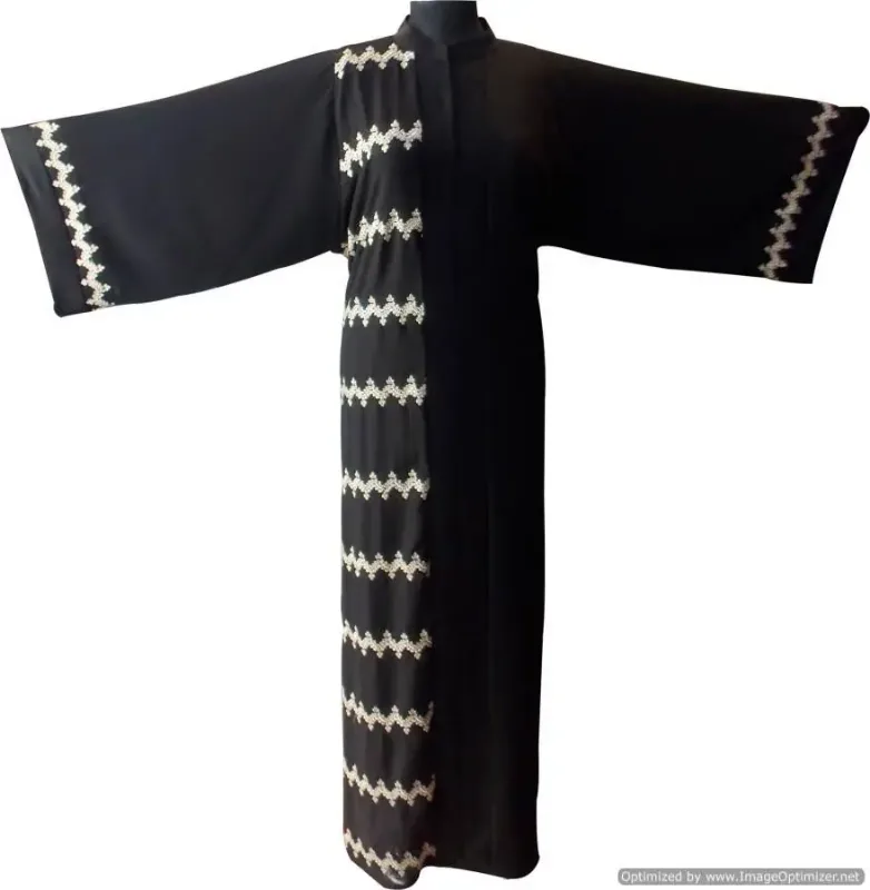 Picture of White Georgette Kaftan Dress for Women - Look 10409