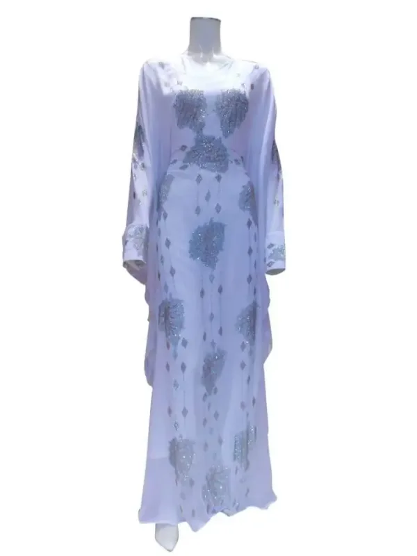 Picture of Multi Color Georgette Kaftan Dress for Women - Look 10412