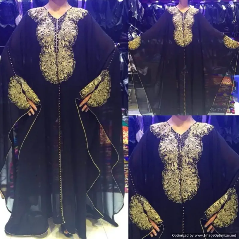 Picture of Radhe Designer Multicolor Georgette Kaftan Dress for Women - F2065