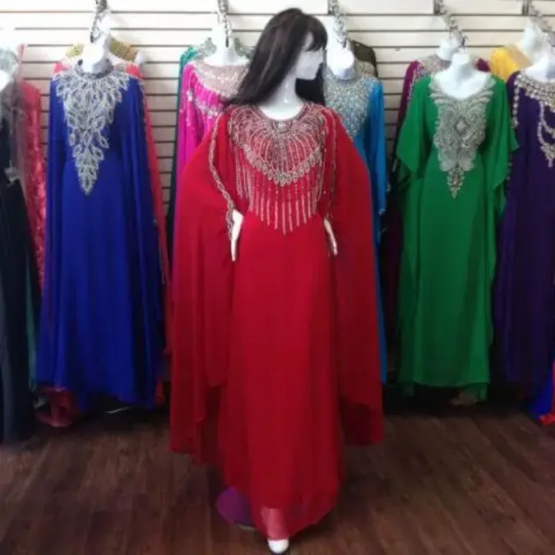Picture of Radhe Designer Blue Georgette Kaftan Dress for Women - F10452