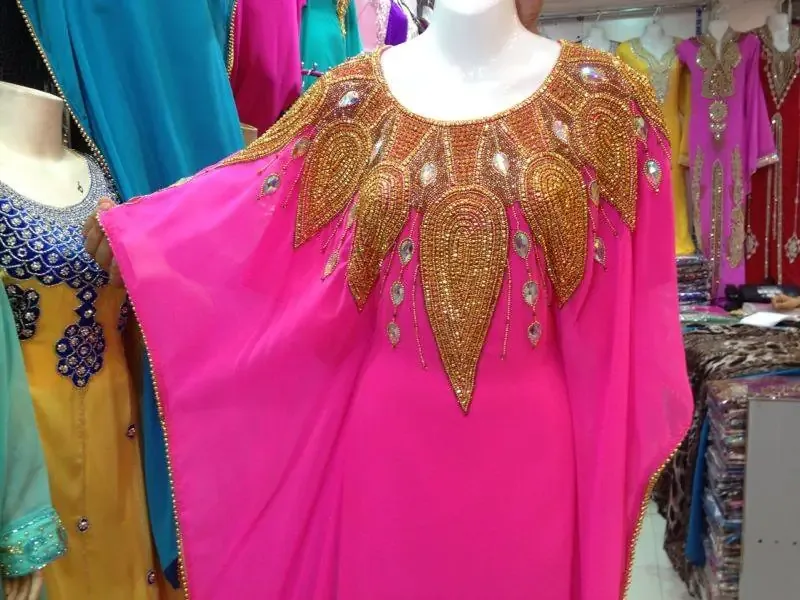 Picture of Radhe Designer Yellow Georgette Kaftan Dress for Women - F8214