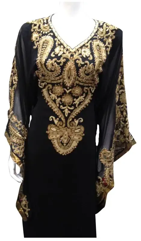 Picture of Radhe Designer Multicolor Georgette Kaftan Dress for Women - F8211