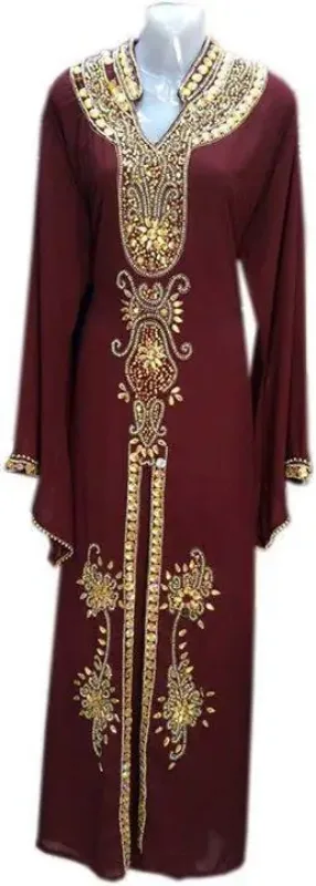 Picture of Radhe Designer Blue Georgette Kaftan Dress for Women - F8212