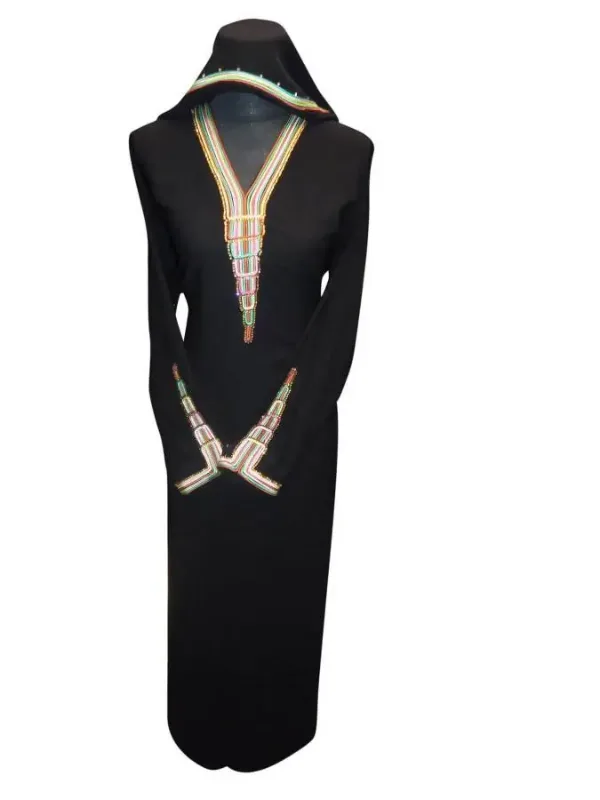 Picture of Multi Color Georgette Kaftan Dress for Women - Look 10503